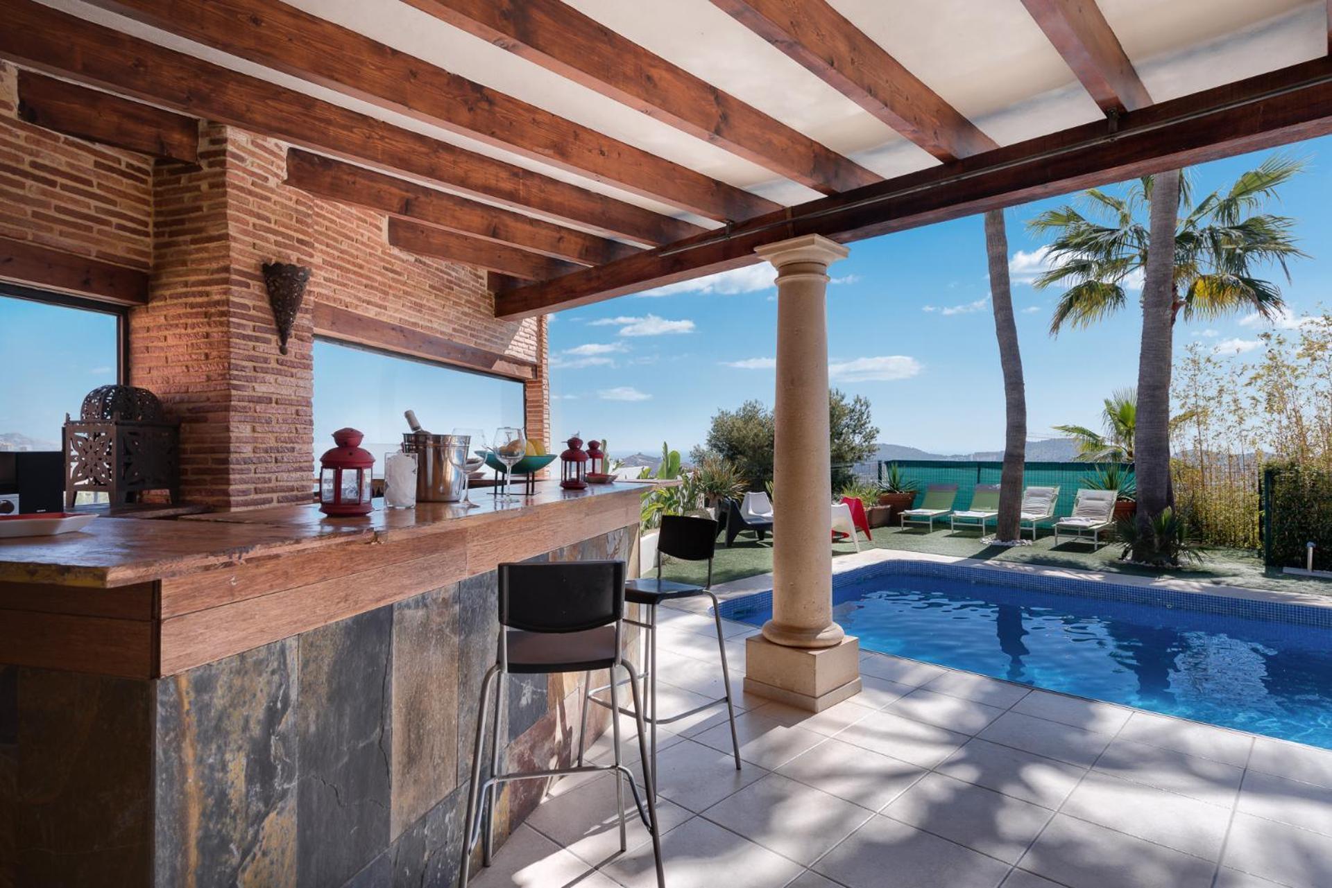 Villa Sol Y Mar Cala de Finestrat Esterno foto