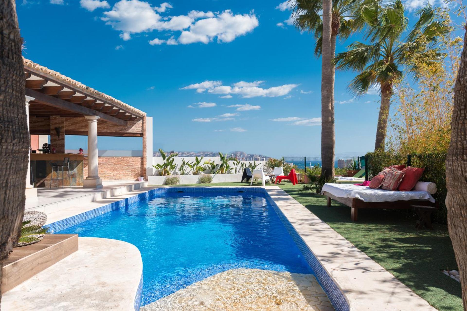 Villa Sol Y Mar Cala de Finestrat Esterno foto